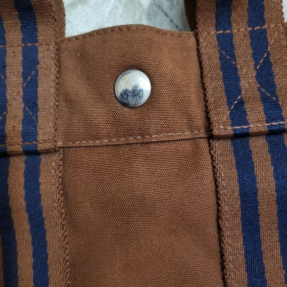 Authentic Hermes small canvas tote bag - Picture 6 of 11